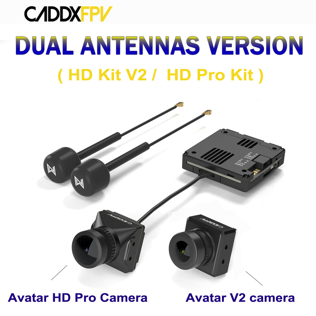 Drone Kit Fpv - Caddx Walksnail Avatar Versione Doppia Antenna