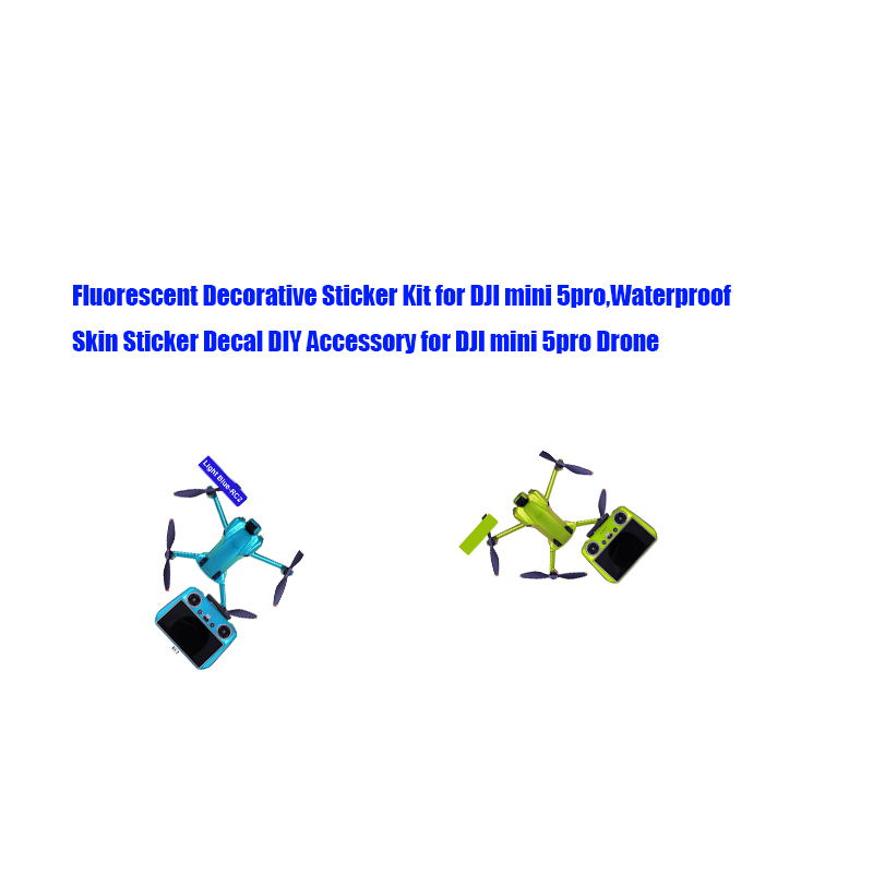Drone Kit Waterproof - Kit di adesivi decorativi fluorescenti per