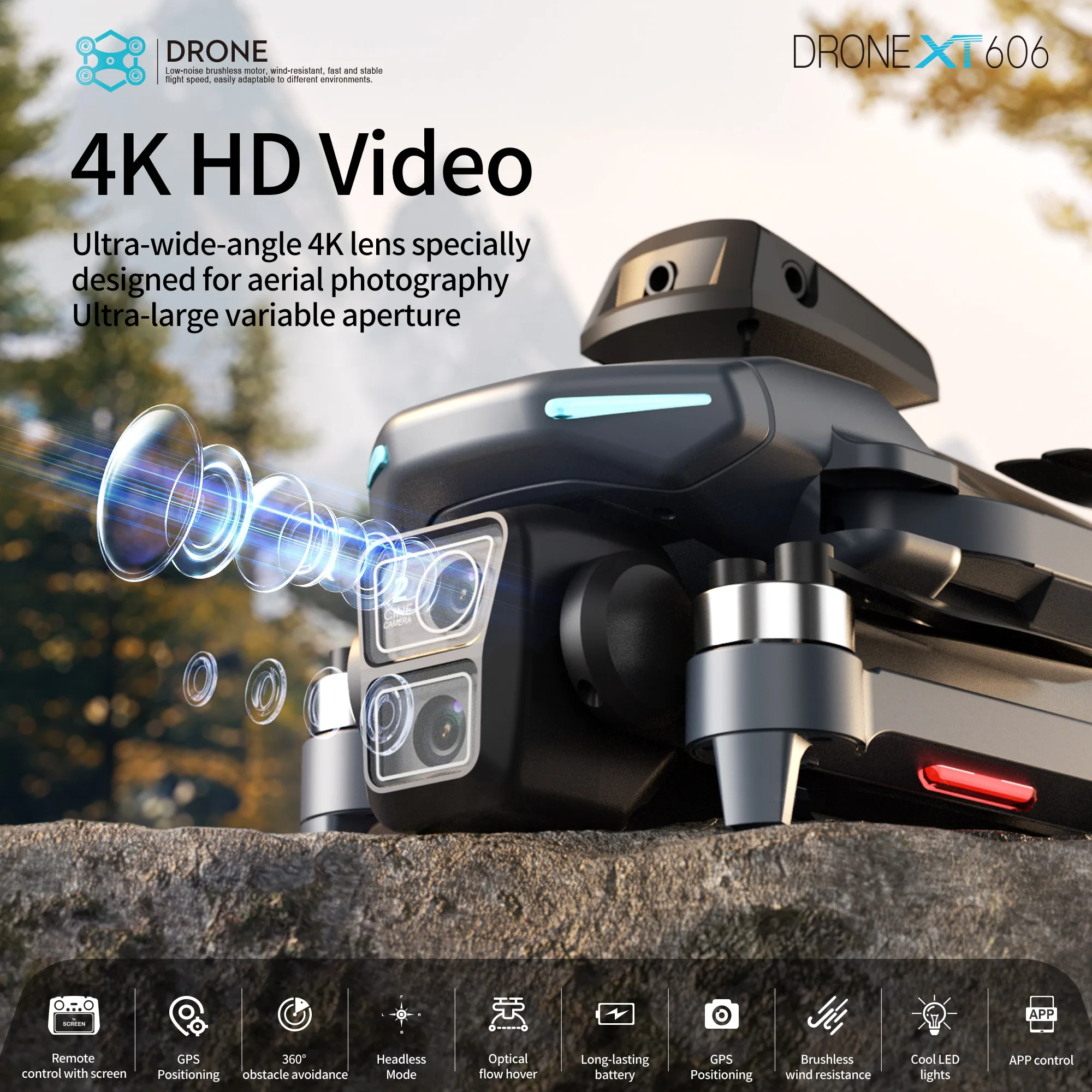 Drone Professionale Lenovo XT6 - Drone Kit With Camera recensione e prezzo