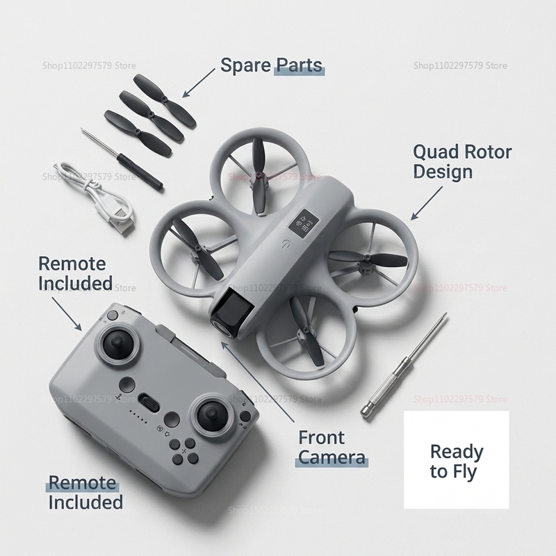 Mini Drone con Telecamera HD 8 - Drone Kit Tricopter recensione e prezzo
