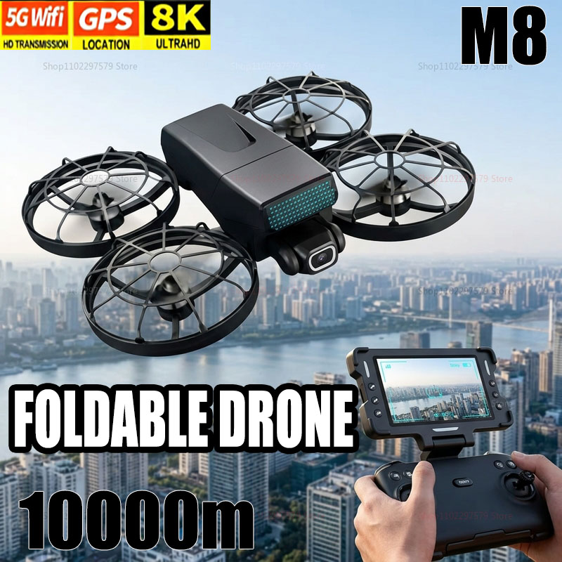 Nuovi Droni M8 GPS 8K Professi - Drone Kit With Camera recensione e prezzo