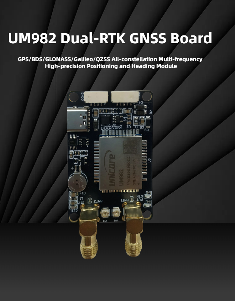 UM982 Doppia Antenna RTK GNSS  - Drone Kit Hexacopter recensione e prezzo